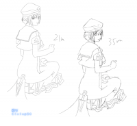 九十六日目模写